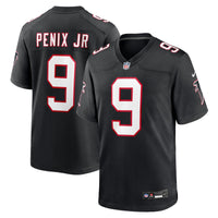 Atlanta Falcons Michael Penix Jr. Nike Black Alternate Game Jersey