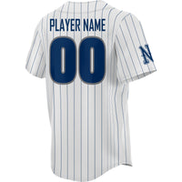 Nevada Wolf Pack GameDay Greats Lightweight Collegiate Baseball Pinstripe NIL Pick-A-Player Fashion Jersey - White