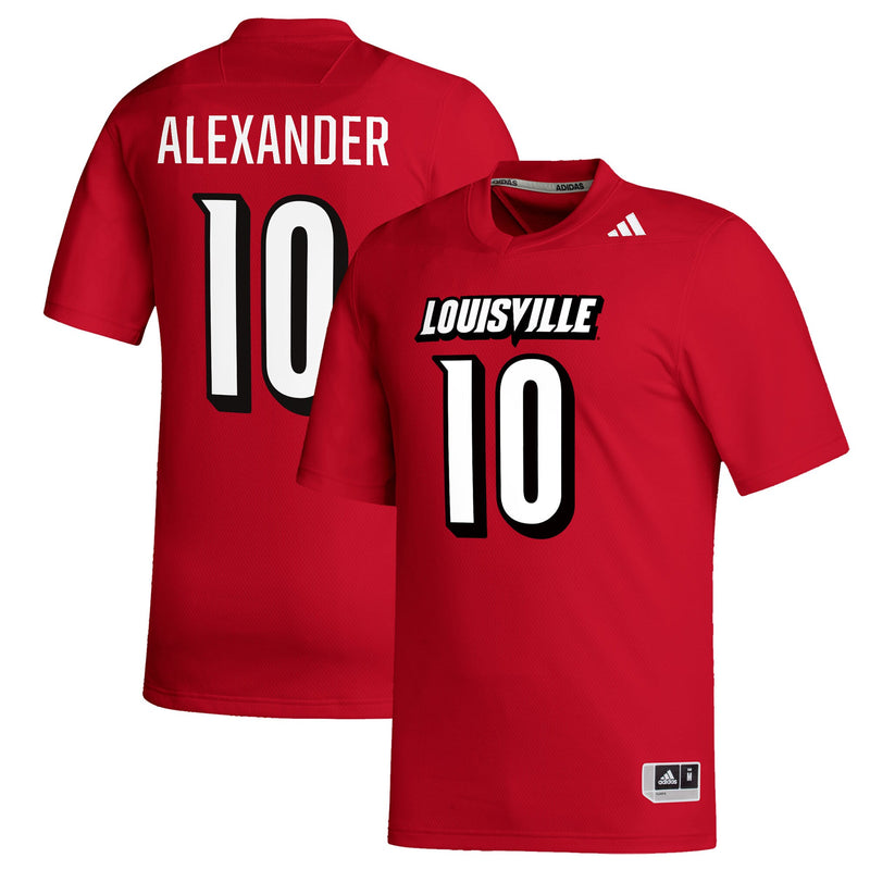 Jaire Alexander Louisville Cardinals adidas Replica Football Alumni Jersey - Red