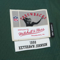 New York Jets Keyshawn Johnson Mitchell & Ness Green Legacy Replica Jersey
