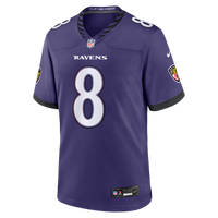 Baltimore Ravens Lamar Jackson Nike Purple Team Game Jersey