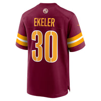 Washington Commanders Austin Ekeler Nike Burgundy Game Player Jersey