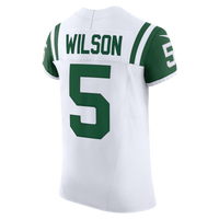 New York Jets Garrett Wilson Nike White Classic Alternate Vapor F.U.S.E. Elite Jersey