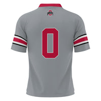 #0 Ohio State Buckeyes GameDay Greats Lightweight Lacrosse Jersey - Gray