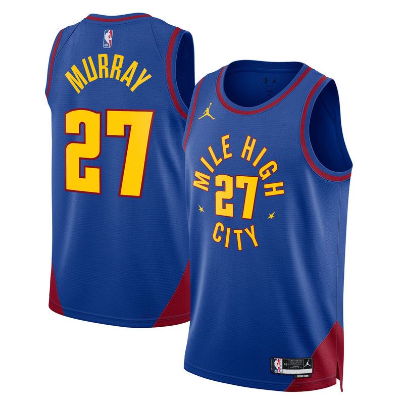 Denver Nuggets Jordan Statement Edition Swingman Jersey - Blue - Jamal Murray