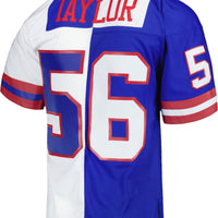 New York Giants Lawrence Taylor Mitchell & Ness Royal/White 1986 Split Legacy Replica Jersey