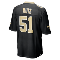 New Orleans Saints Cesar Ruiz Nike Black Game Jersey