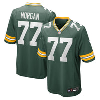 Green Bay Packers Jordan Morgan Nike Green Player Game Jersey