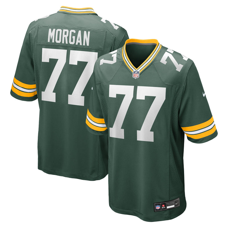 Green Bay Packers Jordan Morgan Nike Green Player Game Jersey