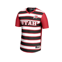 #1 Utah Utes GameDay Greats Lightweight Soccer Fashion Jersey - Red