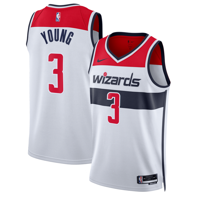 Washington Wizards Nike Association Edition Swingman Jersey - White - Trae Young