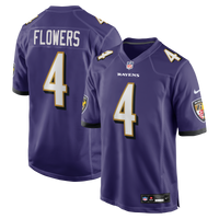 Baltimore Ravens Zay Flowers Nike Purple Game Jersey