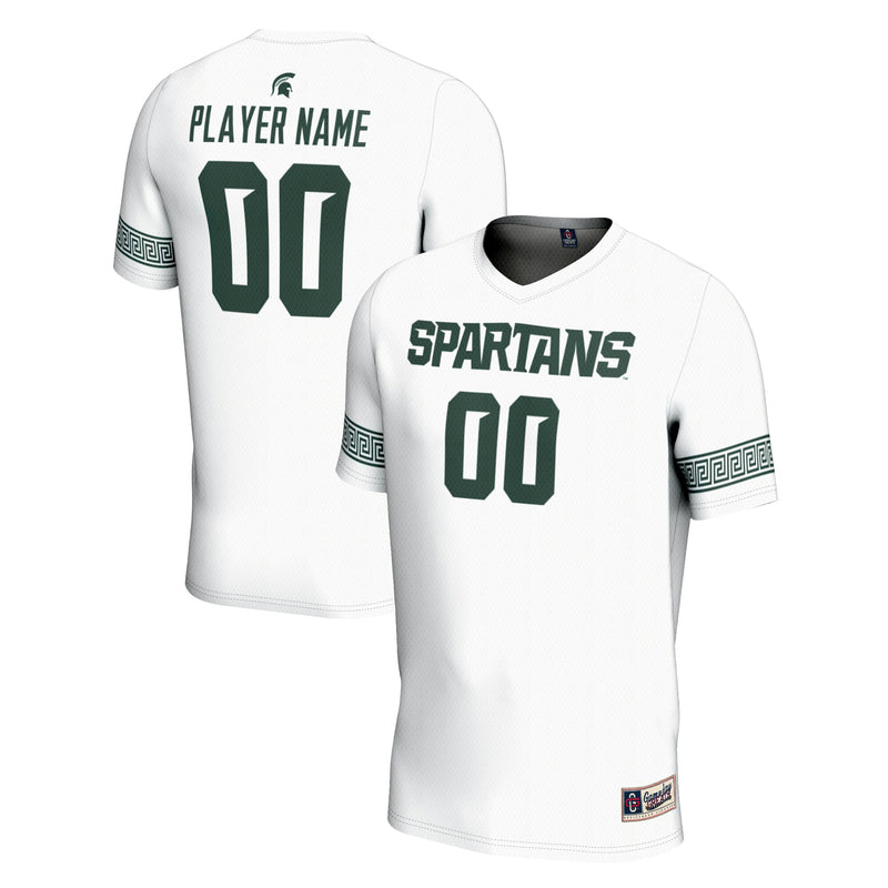 Michigan State Spartans GameDay Greats NIL Pick-A-Player Lightweight Soccer Jersey - White