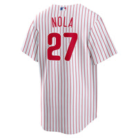 Philadelphia Phillies Aaron Nola Nike White Home Replica Player Name Jersey