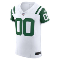New York Jets Nike White Vapor F.U.S.E. Elite Custom Jersey