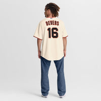San Francisco Giants Rafael Devers Nike Cream Home Replica Jersey