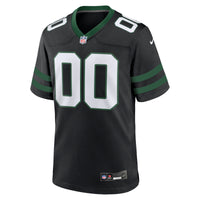 New York Jets Nike Legacy Black Alternate Custom Game Jersey
