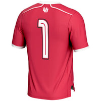 Utah Utes GameDay Greats #1 Lightweight Lacrosse Jersey - Red