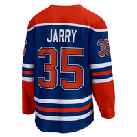 Edmonton Oilers Tristan Jarry Fanatics Royal Home Premier Breakaway Player Jersey