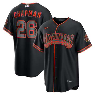 San Francisco Giants Matt Chapman Nike Black Alternate Stadium Jersey