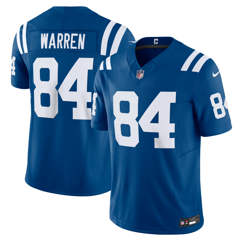 Indianapolis Colts Tyler Warren Nike Royal Team Vapor F.U.S.E. Limited Jersey