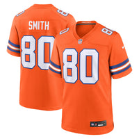 Denver Broncos Rod Smith Nike Orange Retired Player Alternate Game Jersey