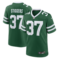 New York Jets Qwan'tez Stiggers Nike Legacy Green Team Game Jersey