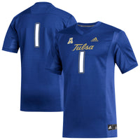 #1 Tulsa Golden Hurricane adidas Replica Football Jersey - Royal