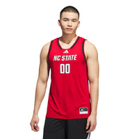 #00 NC State Wolfpack adidas Replica Swingman Jersey - Red