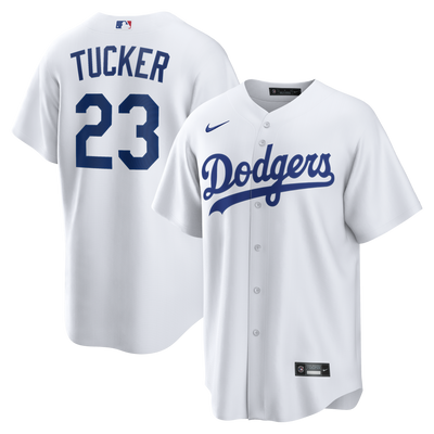 Los Angeles Dodgers Kyle Tucker Nike White Home Replica Jersey