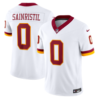 Washington Commanders Mike Sainristil Nike White Vapor F.U.S.E. Stitched Limited Jersey