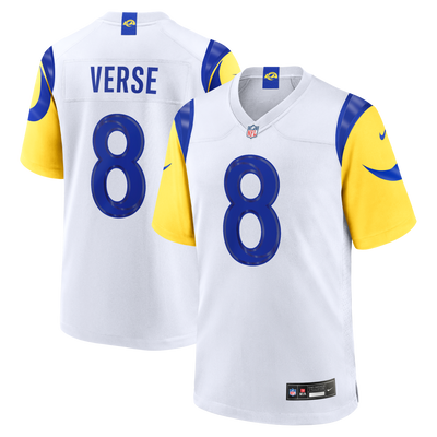 Los Angeles Rams Jared Verse Nike White White Game Player Jersey