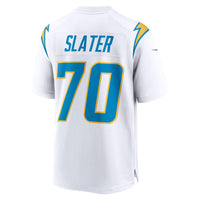 Los Angeles Chargers Rashawn Slater Nike White Game Jersey