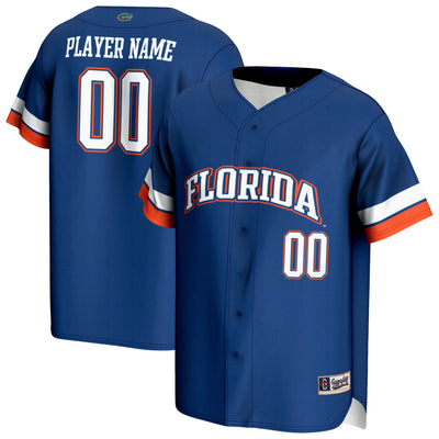 Florida Gators GameDay Greats NIL Pick-A-Player Lightweight Baseball Jersey - Royal