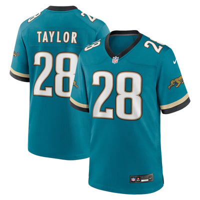 Jacksonville Jaguars Fred Taylor Nike Teal Prowler Throwback Retired Player Game Jersey