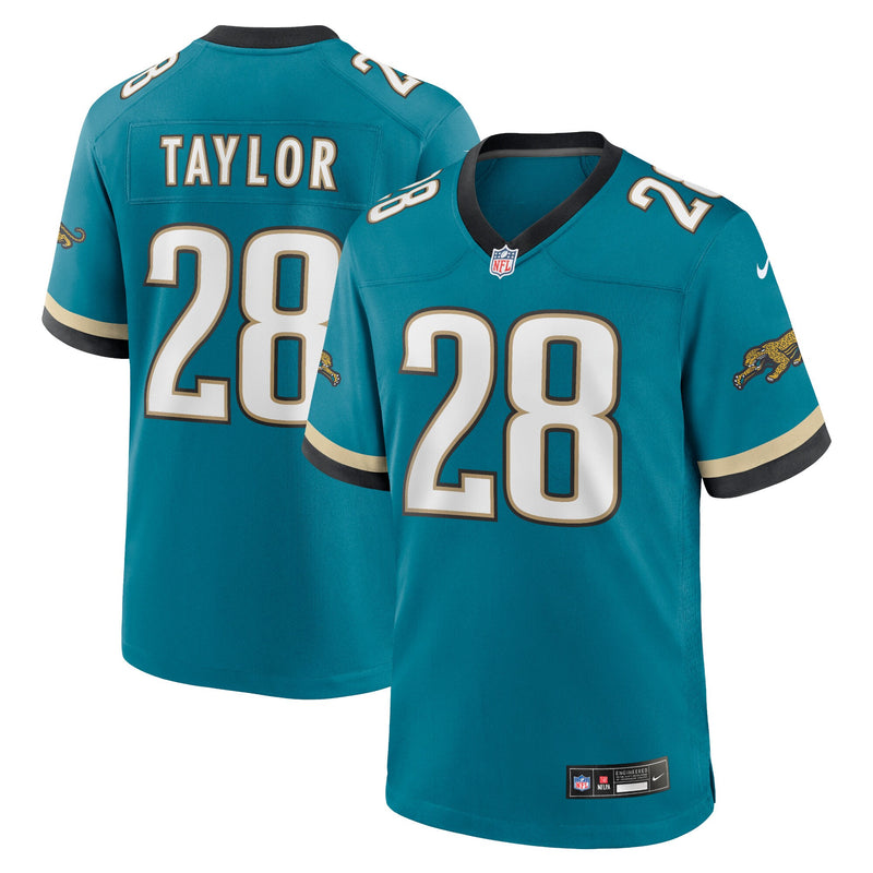Jacksonville Jaguars Fred Taylor Nike Teal Prowler Throwback Retired Player Game Jersey