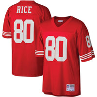 San Francisco 49ers Jerry Rice Mitchell & Ness Scarlet Big & Tall 1990 Retired Player Replica Jersey