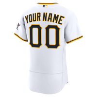 Pittsburgh Pirates Nike White Home Authentic Custom Jersey