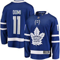 Toronto Maple Leafs Max Domi Fanatics Blue Home Breakaway Jersey