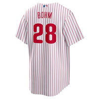 Philadelphia Phillies Alec Bohm Nike White Home Replica Jersey