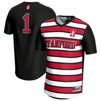 GameDay Greats #1 Black Stanford Cardinal Lightweight Soccer Fashion Jersey