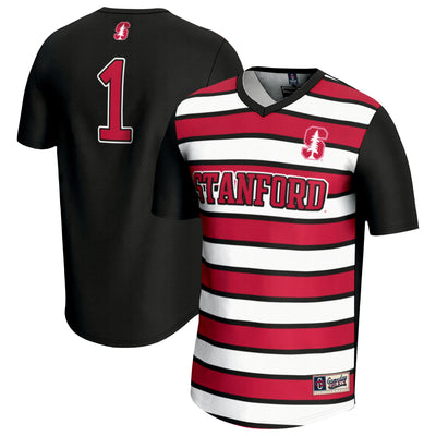 GameDay Greats #1 Black Stanford Cardinal Lightweight Soccer Fashion Jersey