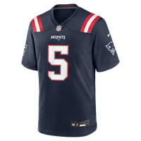 New England Patriots Dre'Mont Jones Nike Navy Team Game Jersey