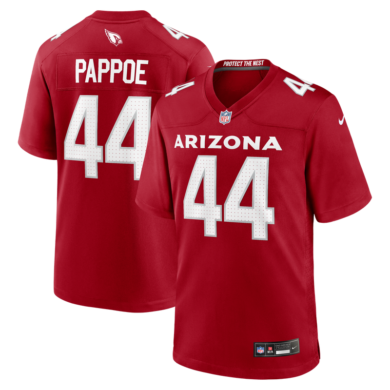 Arizona Cardinals Owen Pappoe Nike Cardinal Team Game Jersey