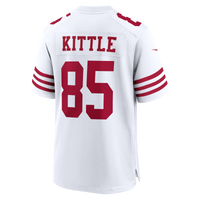 San Francisco 49ers George Kittle Nike White 80th Anniversary Game Jersey