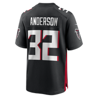 Atlanta Falcons Jamal Anderson Nike Black Game Retired Player Jersey