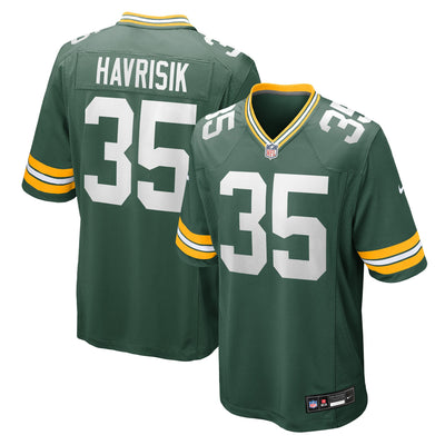 Green Bay Packers Lucas Havrisik Nike Green Team Game Jersey