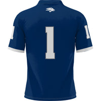 #1 Nevada Wolf Pack GameDay Greats Football Jersey - Navy