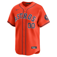 Houston Astros Nike Orange Alternate Limited Custom Jersey
