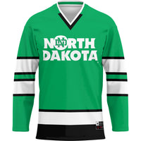 North Dakota GameDay Greats Hockey Jersey - Kelly Green